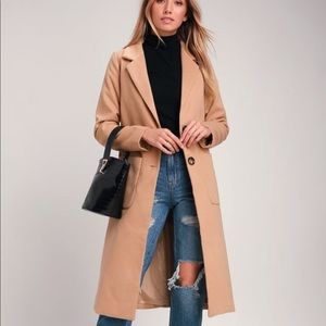 Lulu’s Style Squad Tan Coat